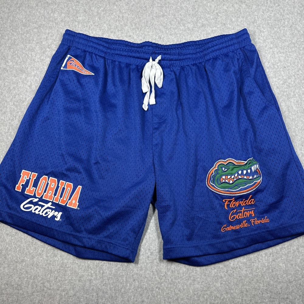 Florida Gators Colosseum Shorts Men's XXL Blue Drawstring Mesh Basketball Lined